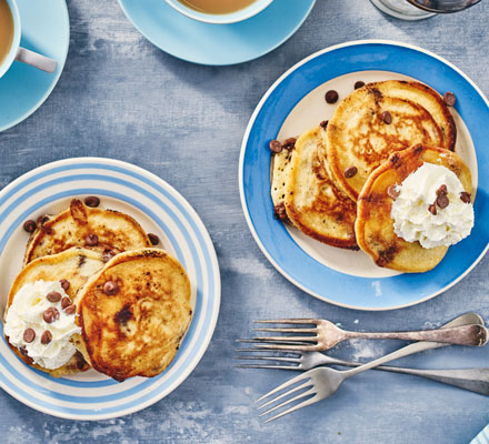 Chocolate chip pancakes