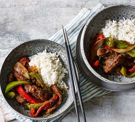 Easy beef in black bean sauce