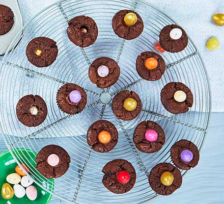 Easter brownie bites