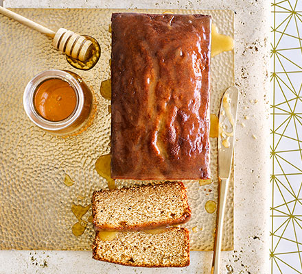 Spiced honey drizzle cake