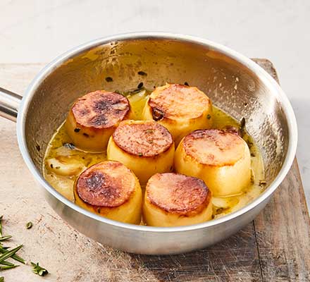 Fondant potatoes