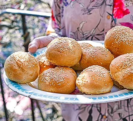 Soft burger buns