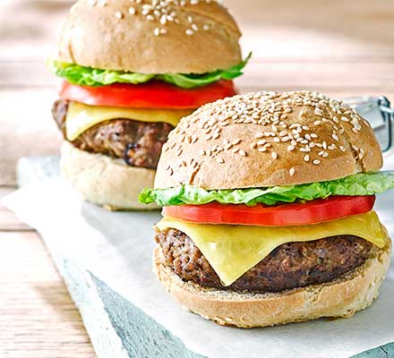 Swedish meatball burgers