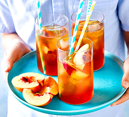 Peach iced tea