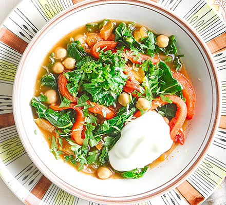 Chickpea tagine soup