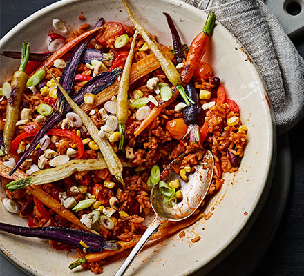 Smoky spiced veggie rice