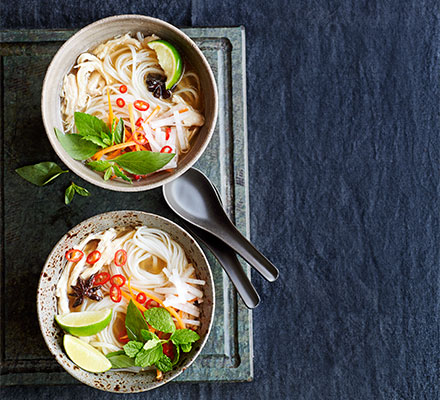 Slow cooker turkey pho