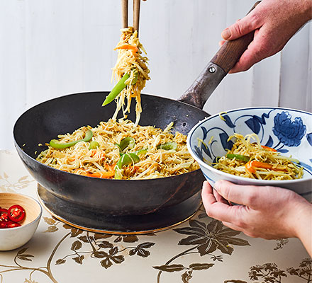 Easy Singapore noodles