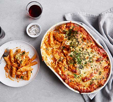 Chicken pasta bake