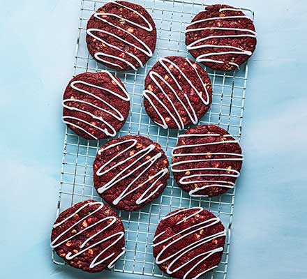 Red velvet cookies