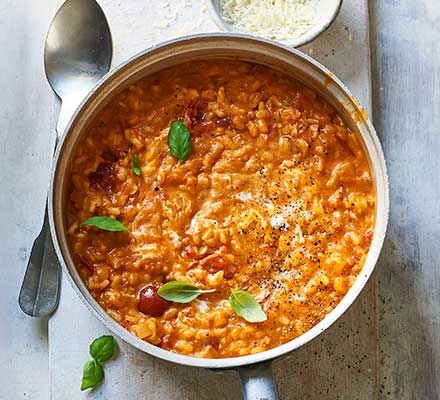 Tomato & mascarpone risotto