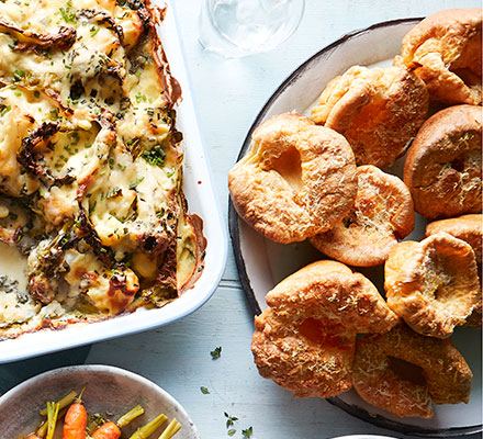 Make-ahead parmesan Yorkshire puddings