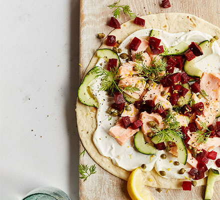 Scandi-style flatbread