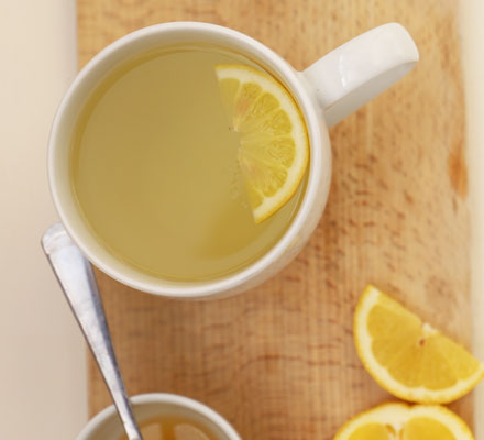 Honey and lemon tea