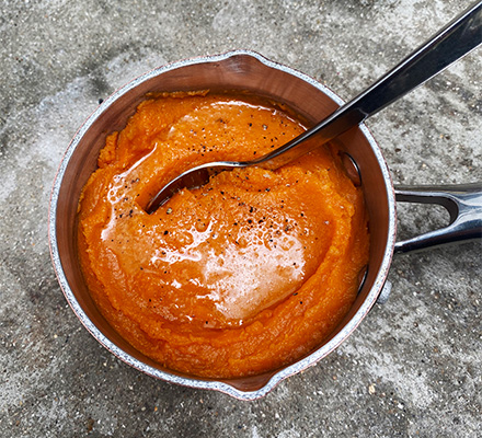 Sweet potato mash