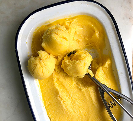 Mango sorbet