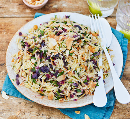 Herby orzo & lemon salad