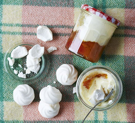 Apricot & crème fraiche Eton mess