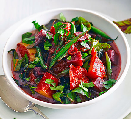 Beetroot & butternut stew