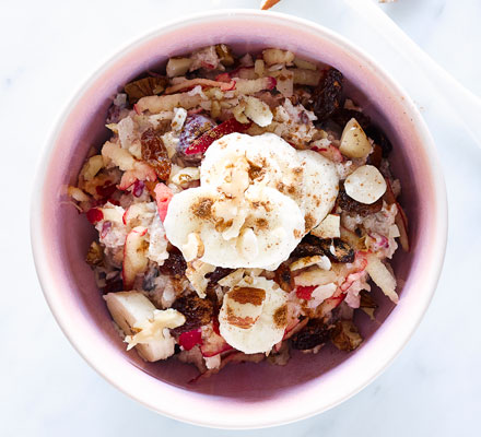 Bircher muesli with apple & banana