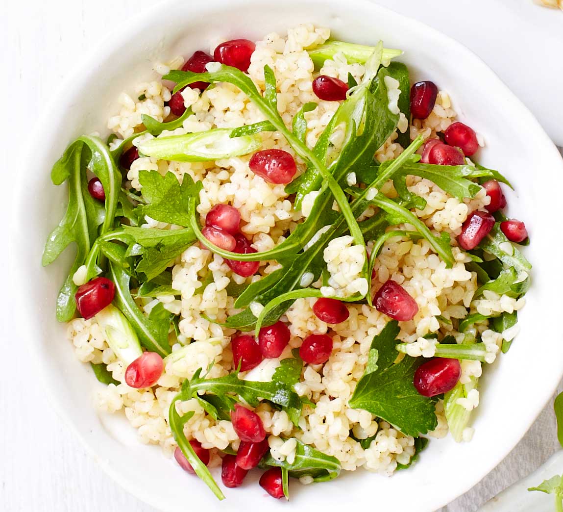 Bulgur wheat & rocket tabbouleh