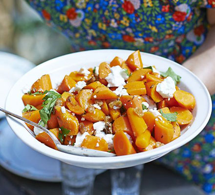 Middle Eastern carrot & feta salad