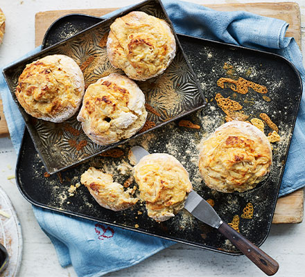 Cheese & Marmite scones