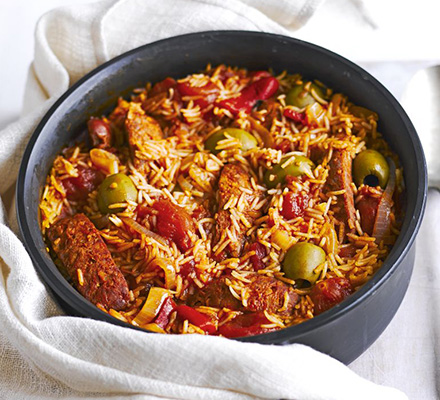 Tomato & chorizo rice