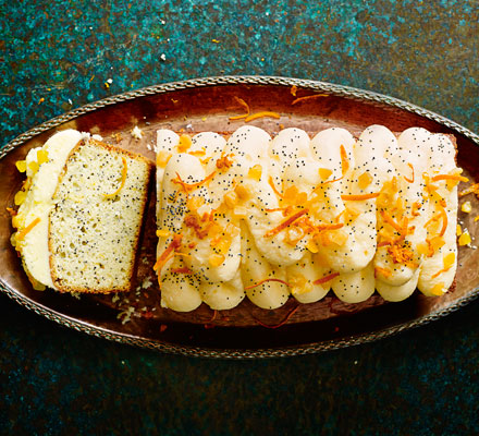 Clementine poppy seed loaf