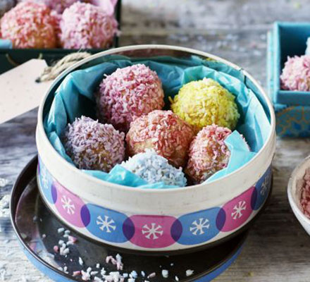 Coconut bauble truffles