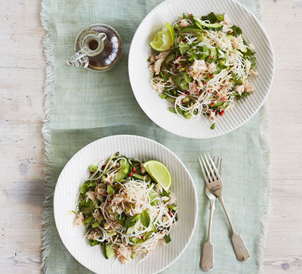 Crab noodle salad