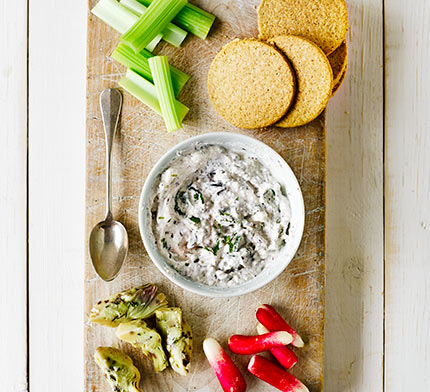 Feta pâté platter