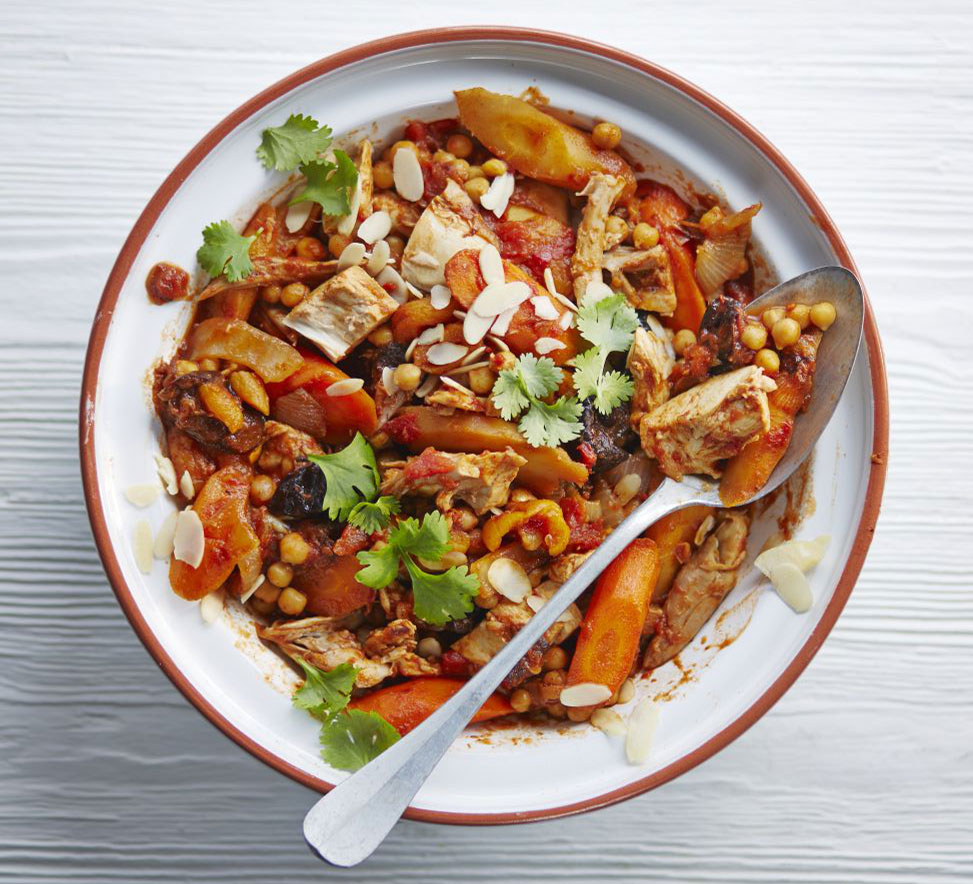 Fruity turkey tagine