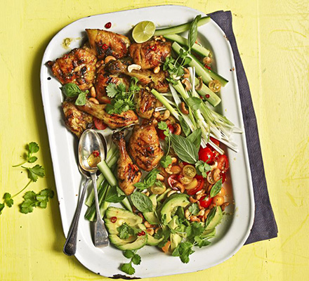 Chilli-lime chicken salad