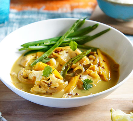 Lighter South Indian fish curry