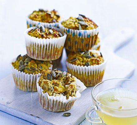 Quinoa & apricot muffins