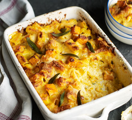 Butternut squash & sage macaroni cheese