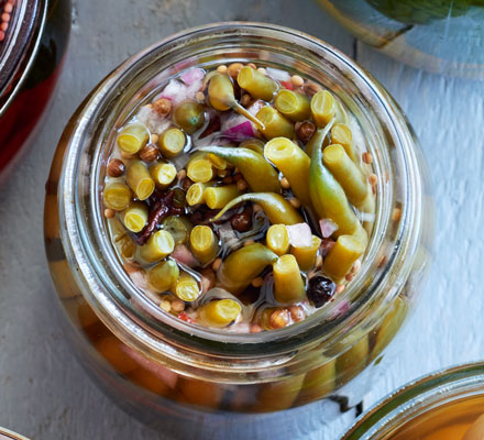 Pickled green beans