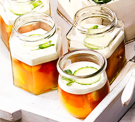 Pimm’s jelly jars