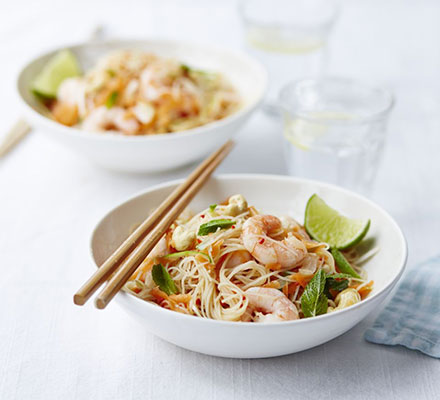 Prawn & lime noodles