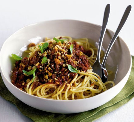 So-simple spaghetti Bolognese