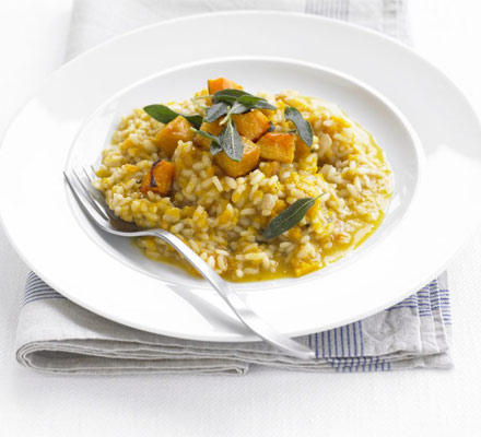 Butternut squash & sage risotto