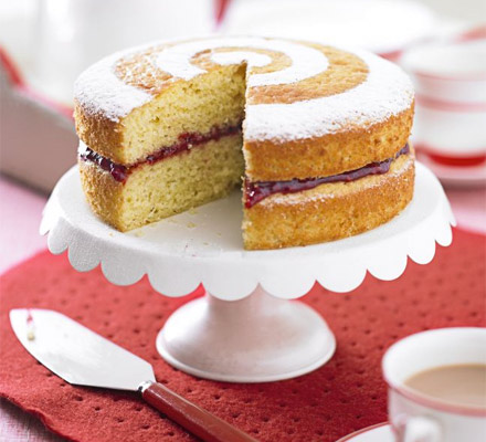 Healthier Victoria sandwich