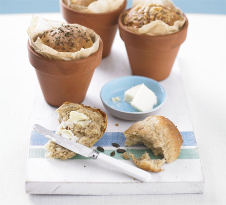 Flowerpot bread