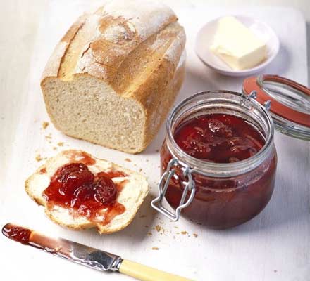 Really fruity strawberry jam