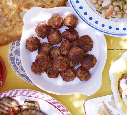 Pork, fennel & chilli meatballs