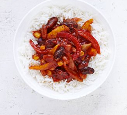 Bean & pepper chilli