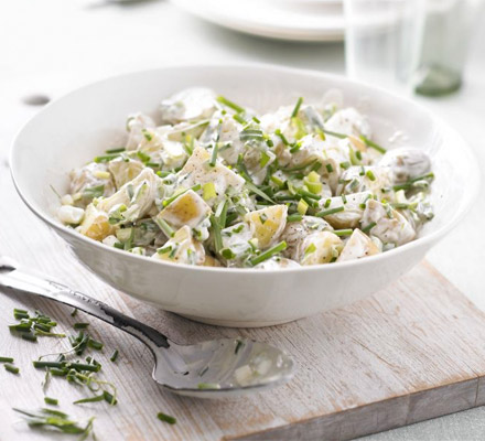 Healthier potato salad