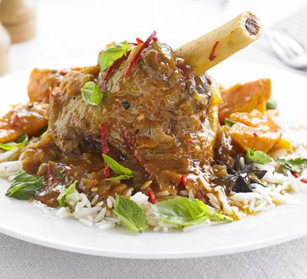 Vietnamese lamb shanks with sweet potatoes