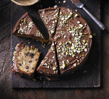 Chocolate & pear cake